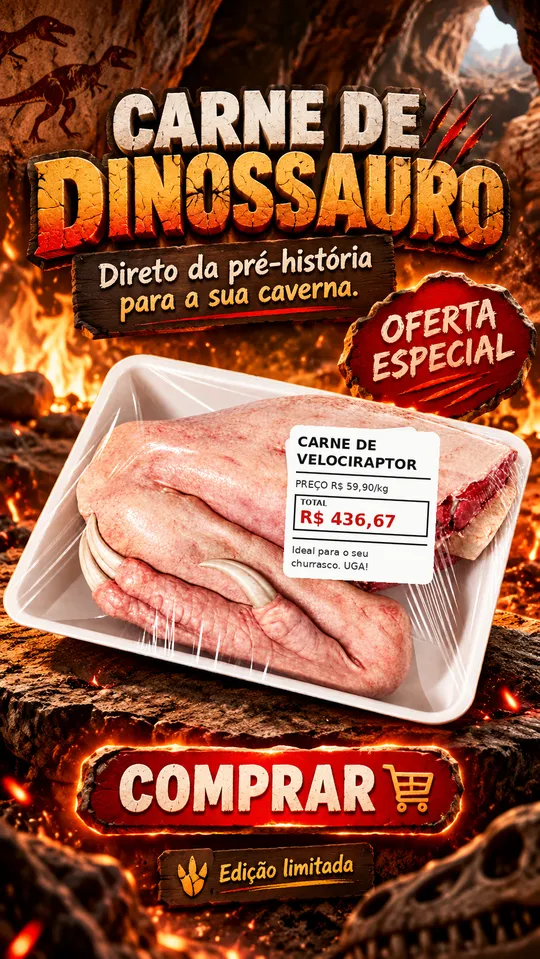 Oferta: carne de velociraptor