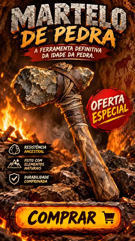 Oferta: martelo de pedra