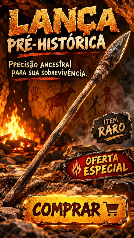 Oferta: lança pré-histórica